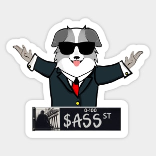 ASS Finance token coin Crypto coin $ass Crytopcurrency australian safe shepherd Sticker